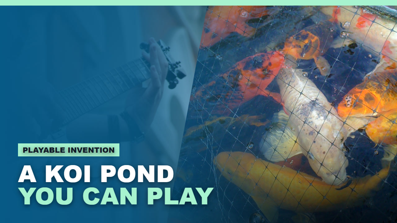 This Koi-Pond Guitar Is a Raspberry Pi-Powered MIDI Controller
