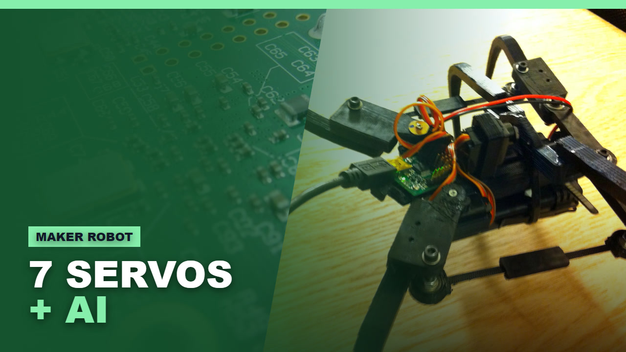 A Maker Built Rocky With a Pi, Seven Servos, and AI