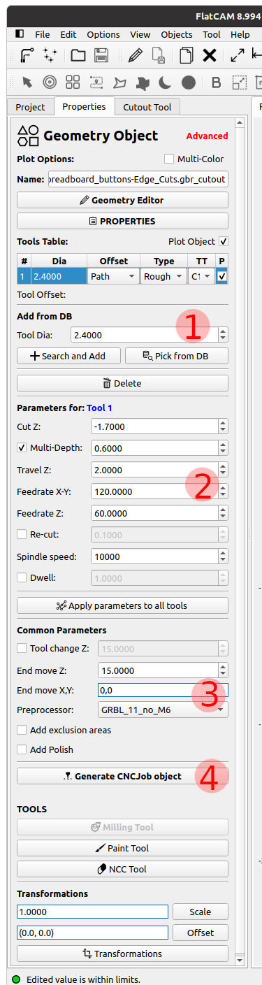 flatcam edge geometry