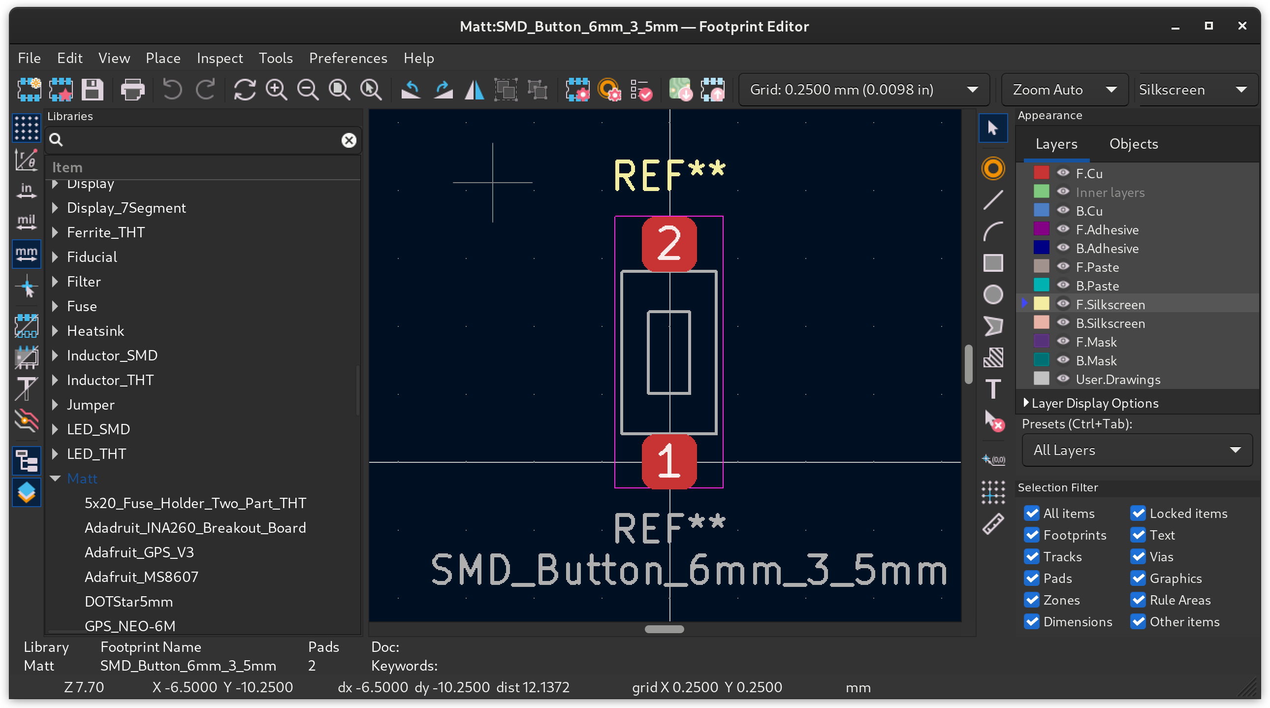 Footprint Editor