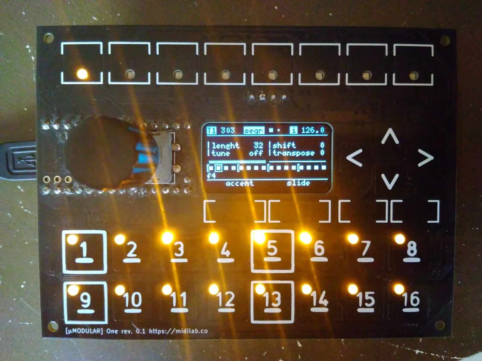 Image of aciduino on uone front