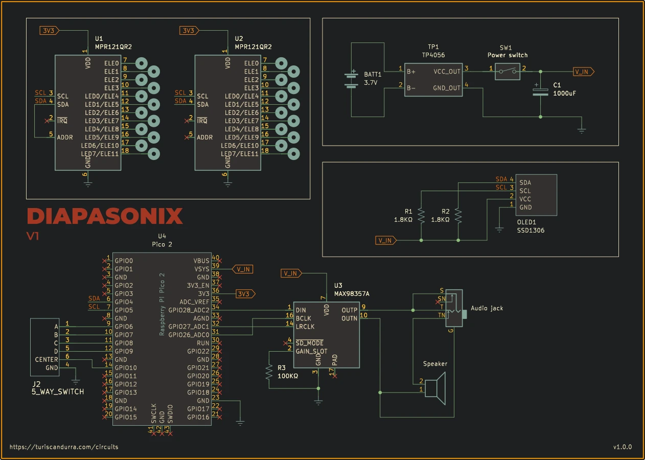 Diapasonix schematic