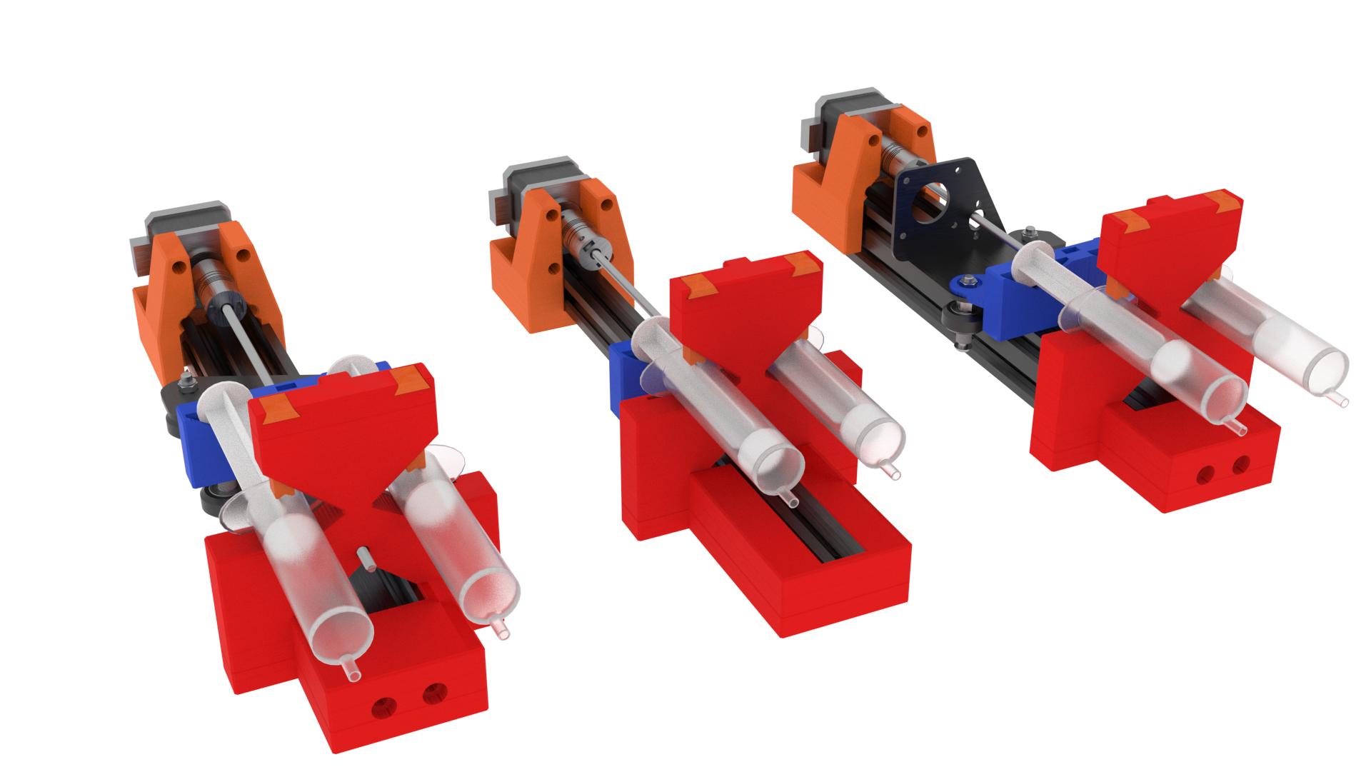 Original design rendering showing syringe-pump configurations